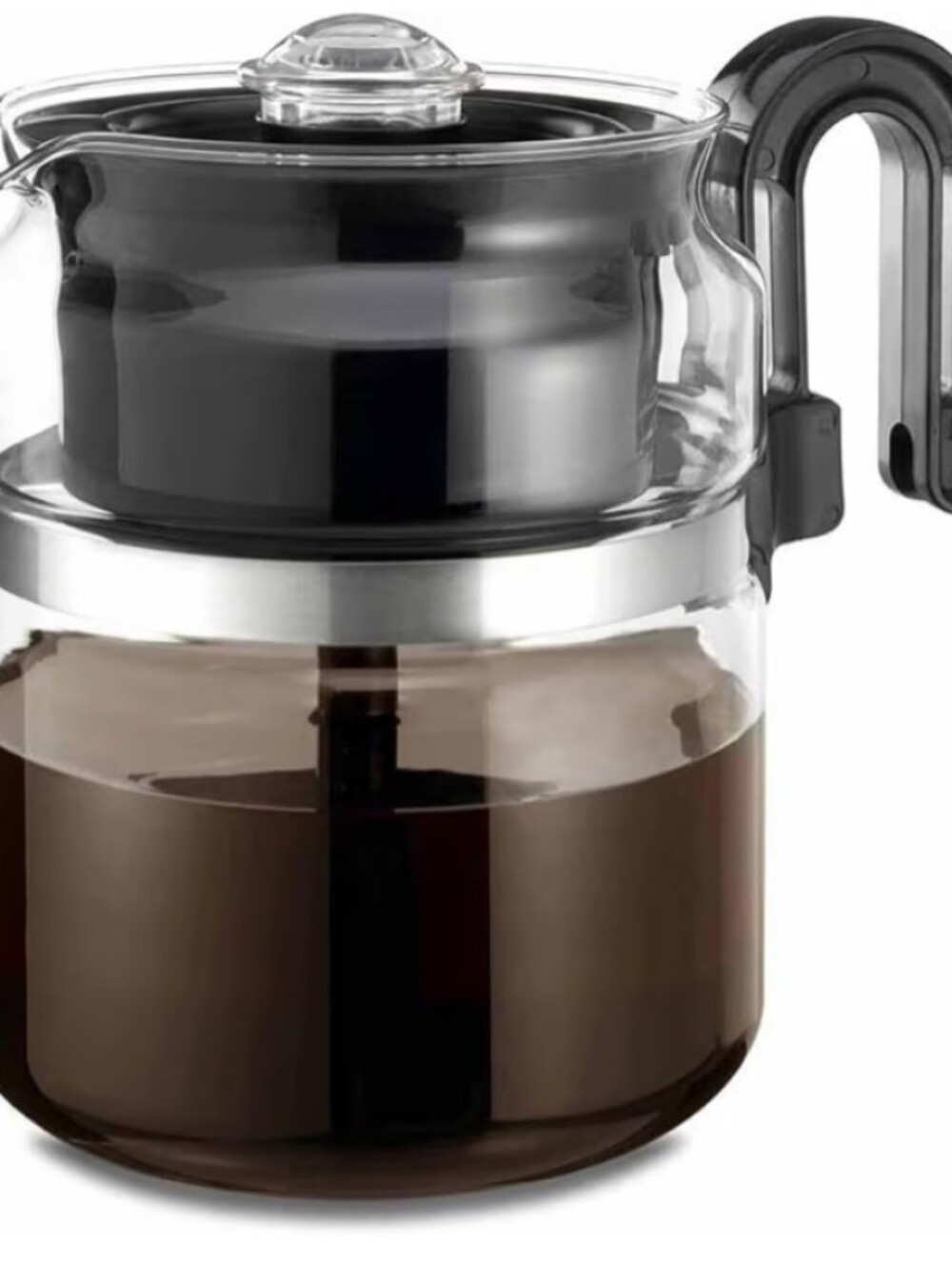 Café Brew Collection 8-Cup Glass Stovetop Percolator Coffee Pot - Medelco